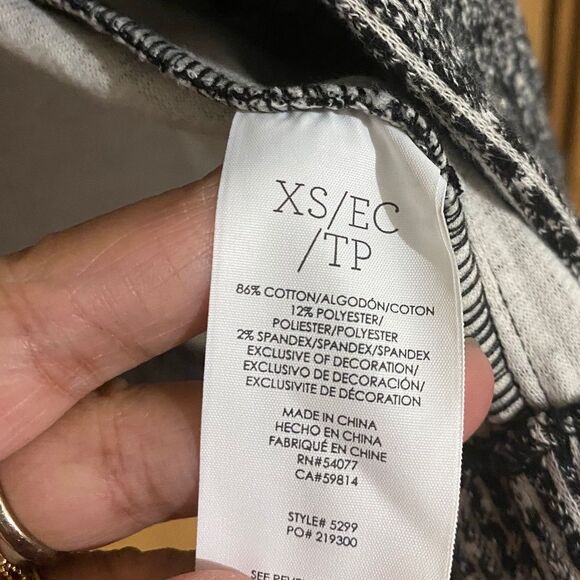 Cabi WOMEN’s BLACK WHITE & GRAY Spring the Times 3/4 MID-LENGTH JACKET Sz-XS - Picture 5 of 7